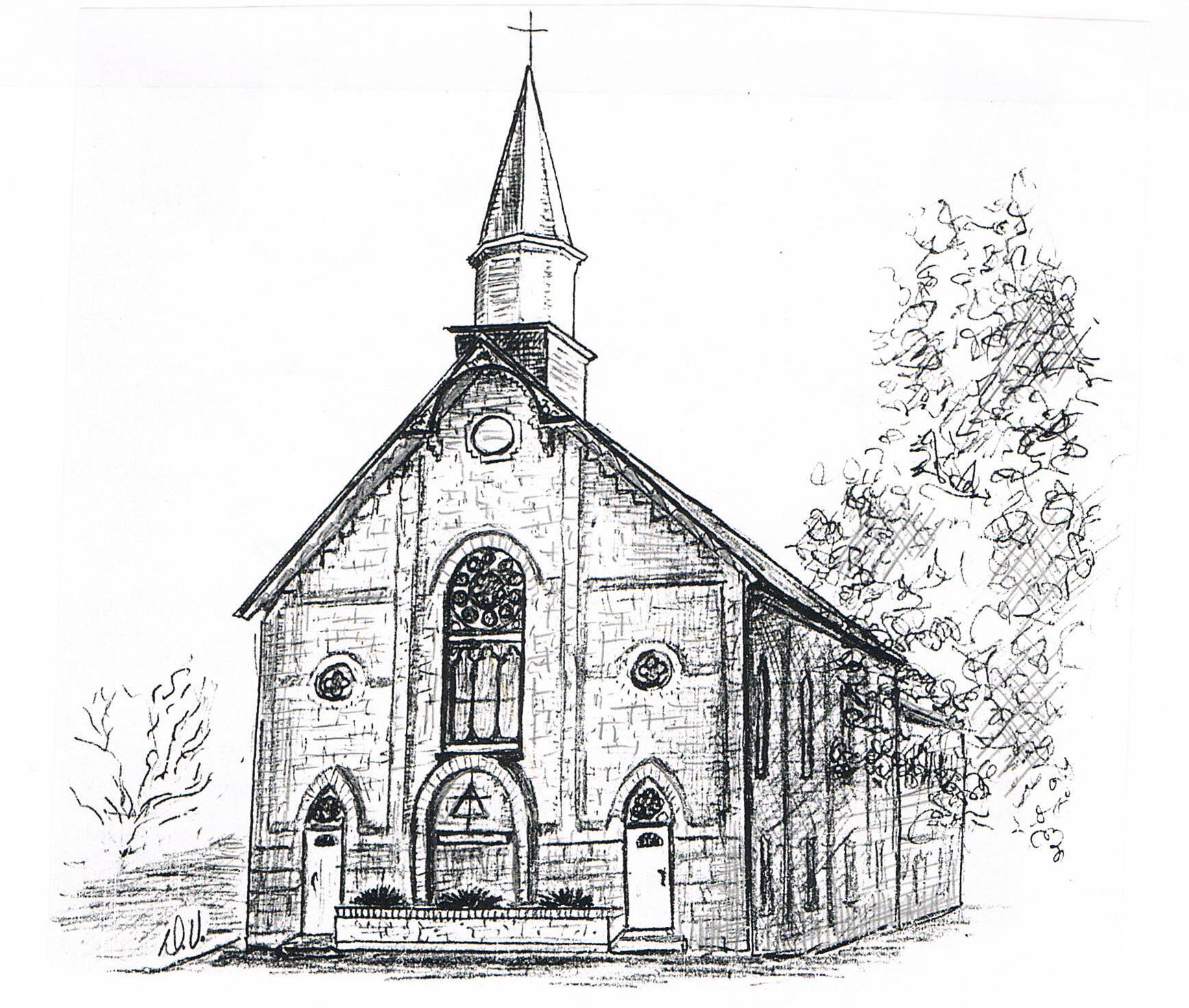 Illustration of church